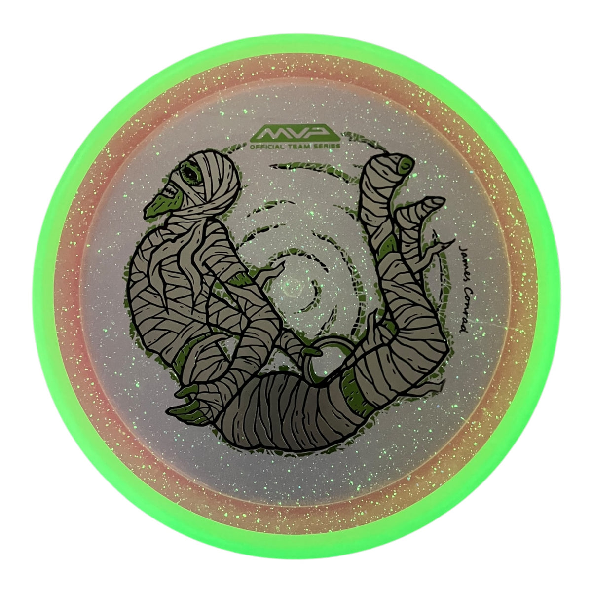 MVP Disc Sports Trail | Particle Proton | Red/Silver/Green 168g (James Conrad Halloween) Disc Golf