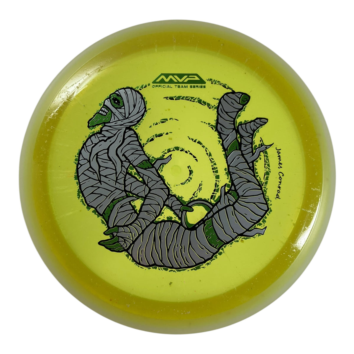 MVP Disc Sports Trail | Particle Proton | Yellow/Silver/Green 168-170g (James Conrad Halloween) Disc Golf