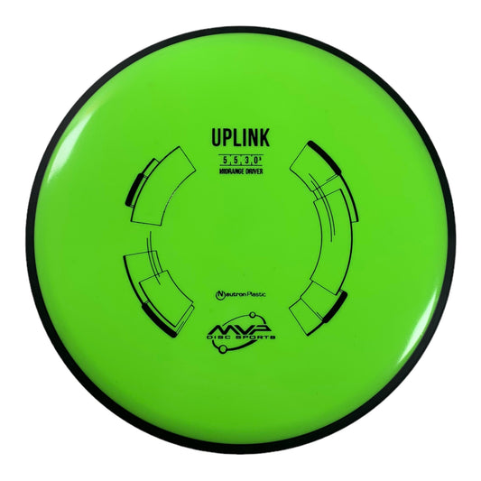 MVP Disc Sports Uplink | Neutron | Green/Black 173g Disc Golf