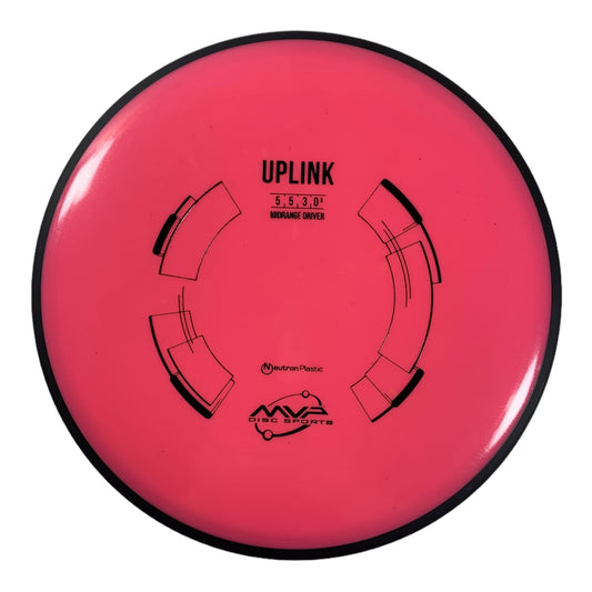 MVP Disc Sports Uplink | Neutron | Pink/Black 176g Disc Golf