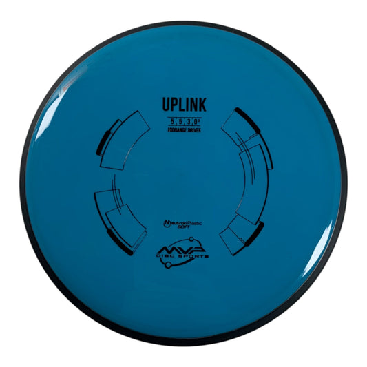 MVP Disc Sports Uplink | Neutron Soft | Blue/Black 178g Disc Golf