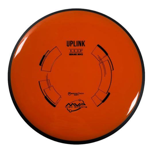 MVP Disc Sports Uplink | Neutron Soft | Orange/Black 172g Disc Golf