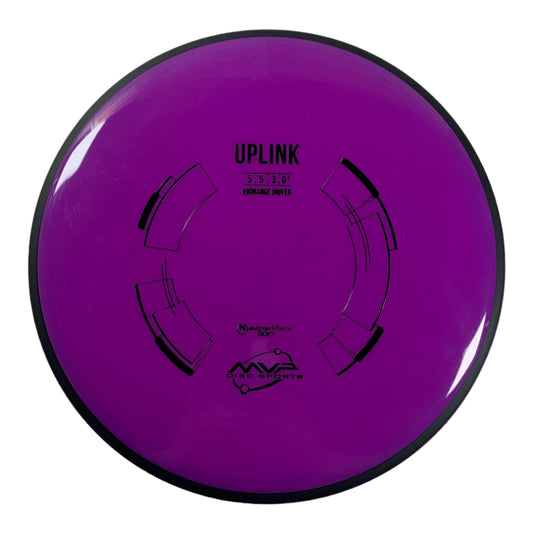 MVP Disc Sports Uplink | Neutron Soft | Purple/Black 166g Disc Golf