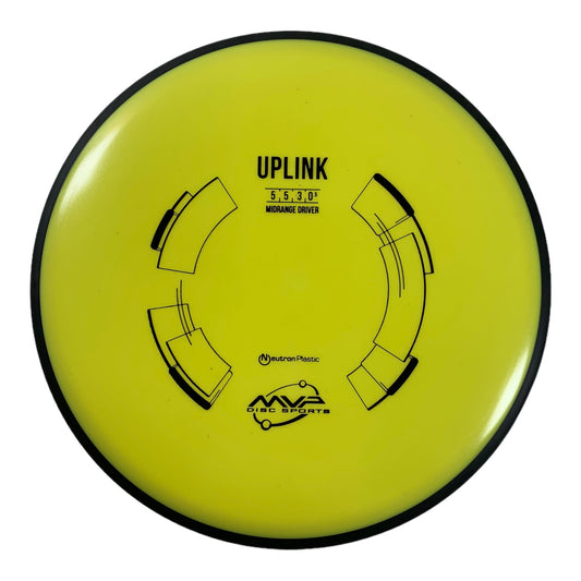 MVP Disc Sports Uplink | Neutron | Yellow/Black 165g Disc Golf