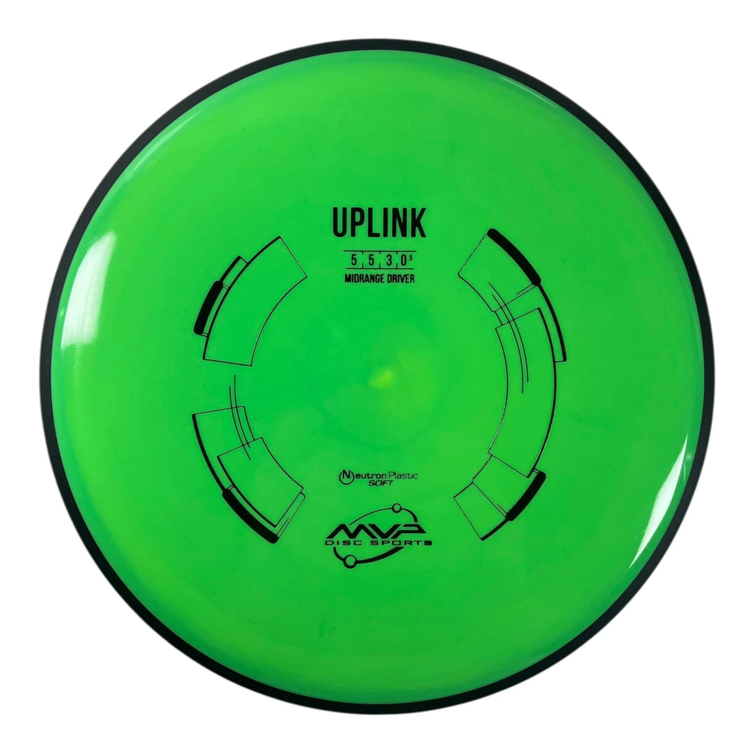 MVP Disc Sports Uplink | Neutron Soft | Green/Black 168g Disc Golf