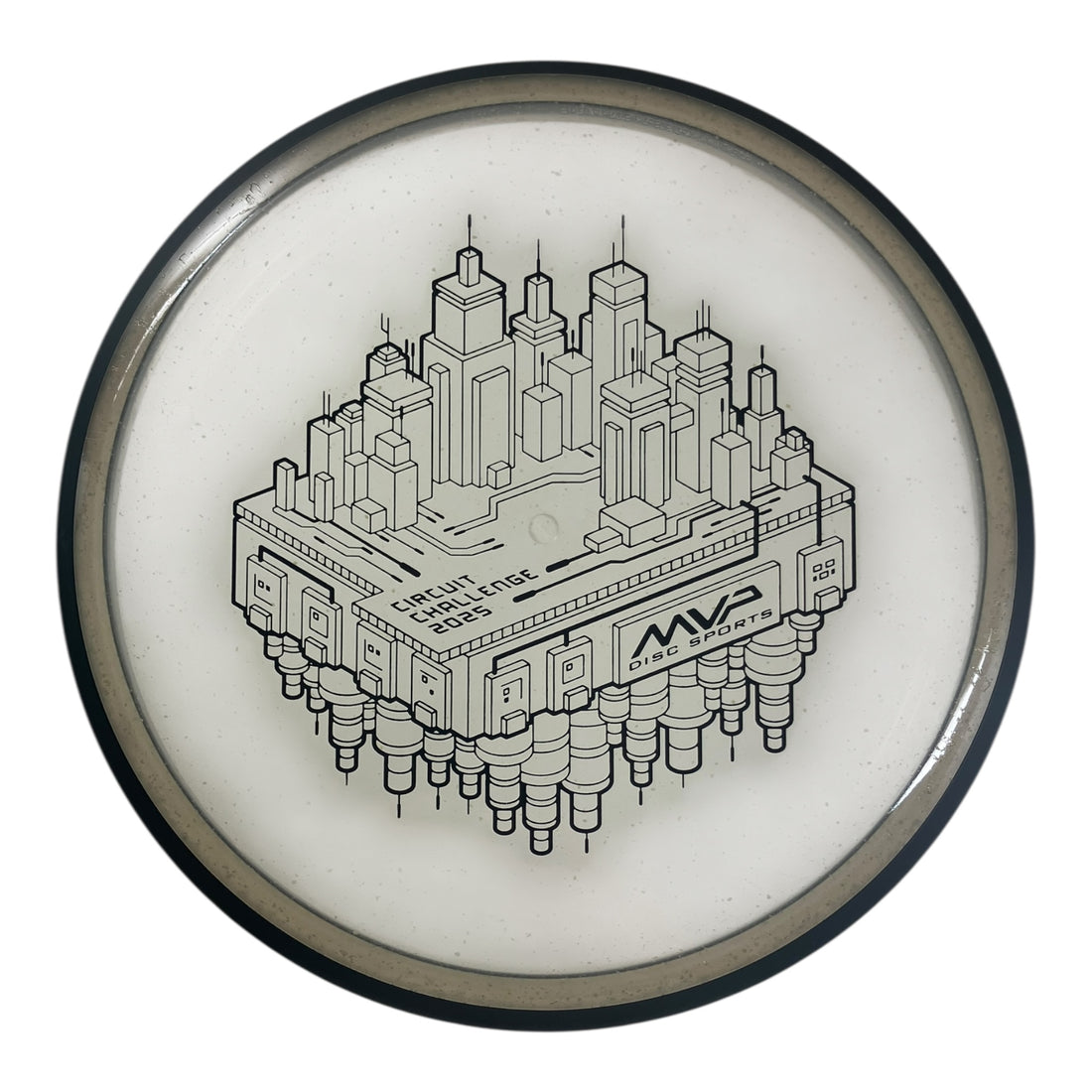 MVP Disc Sports Uplink | Particle Glow Proton | Grey/Black 177-178g (MVP Circuit Challenge) Disc Golf