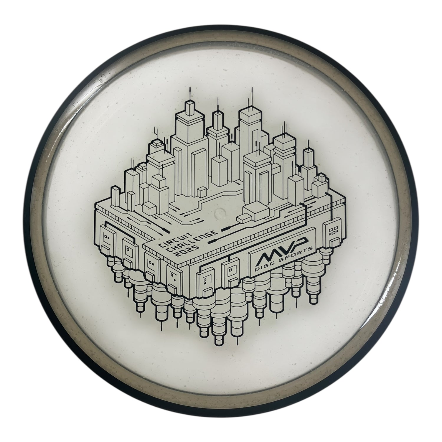 MVP Disc Sports Uplink | Particle Glow Proton | Grey/Black 177-178g (MVP Circuit Challenge) Disc Golf
