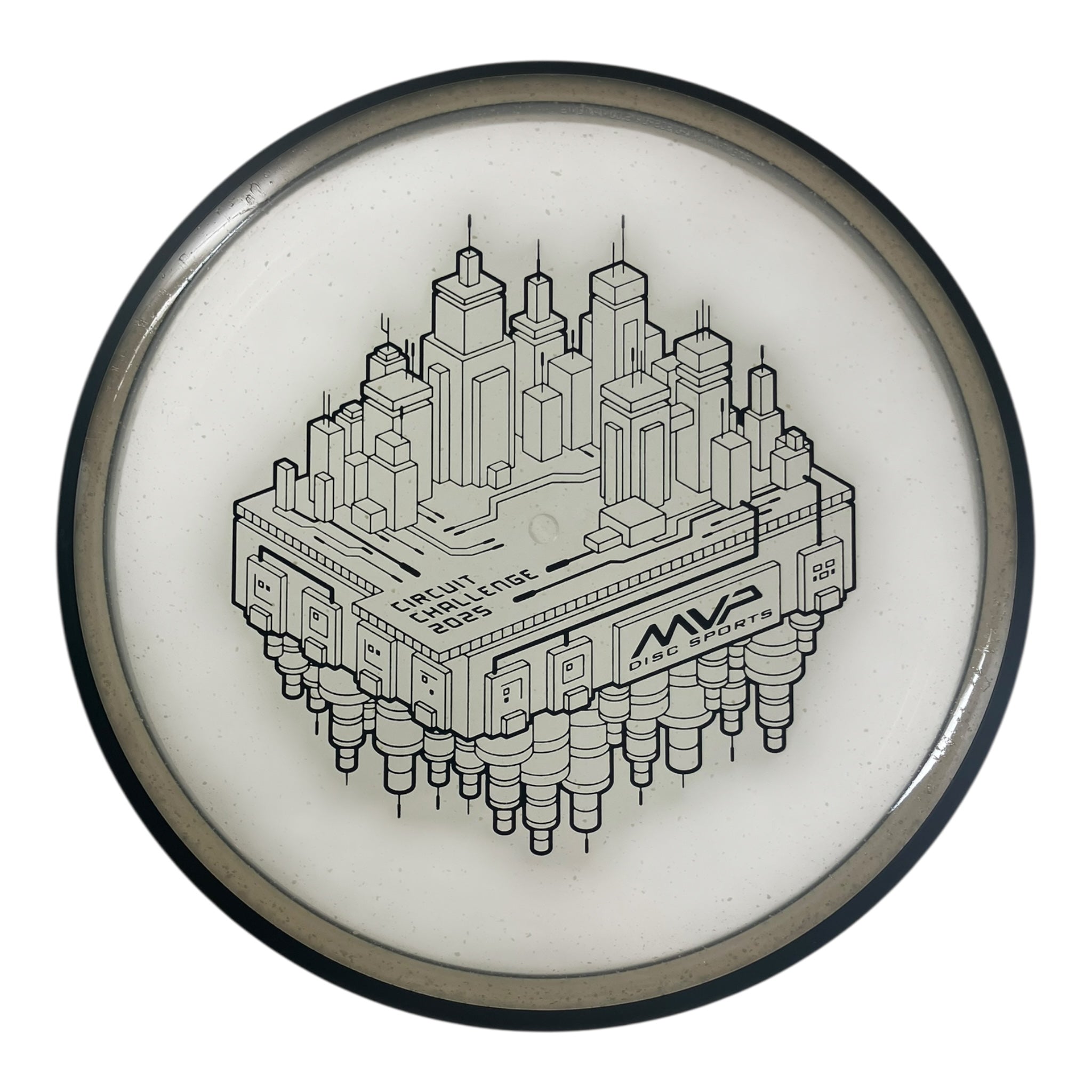 MVP Disc Sports Uplink | Particle Glow Proton | Grey/Black 177-178g (MVP Circuit Challenge) Disc Golf
