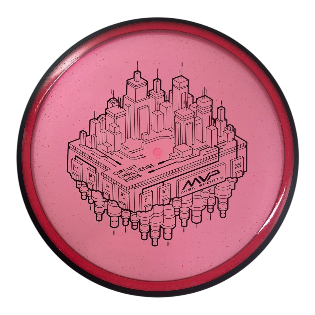 MVP Disc Sports Uplink | Particle Glow Proton | Pink/Black 176-178g (MVP Circuit Challenge) Disc Golf
