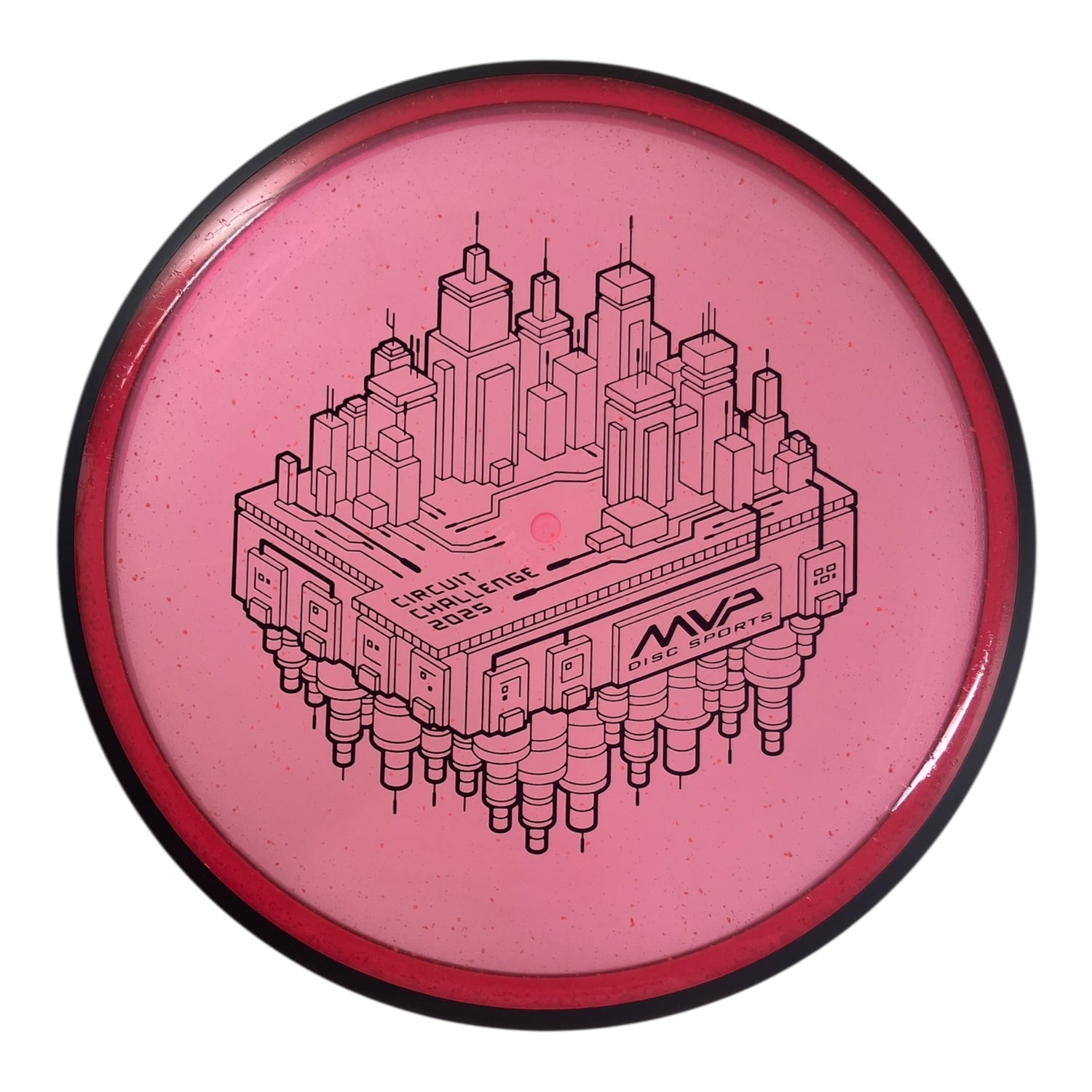 MVP Disc Sports Uplink | Particle Glow Proton | Pink/Black 176-178g (MVP Circuit Challenge) Disc Golf