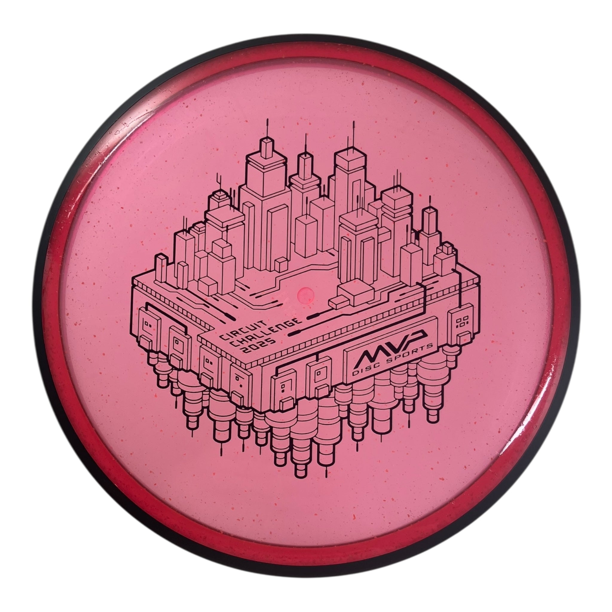 MVP Disc Sports Uplink | Particle Glow Proton | Pink/Black 176-178g (MVP Circuit Challenge) Disc Golf