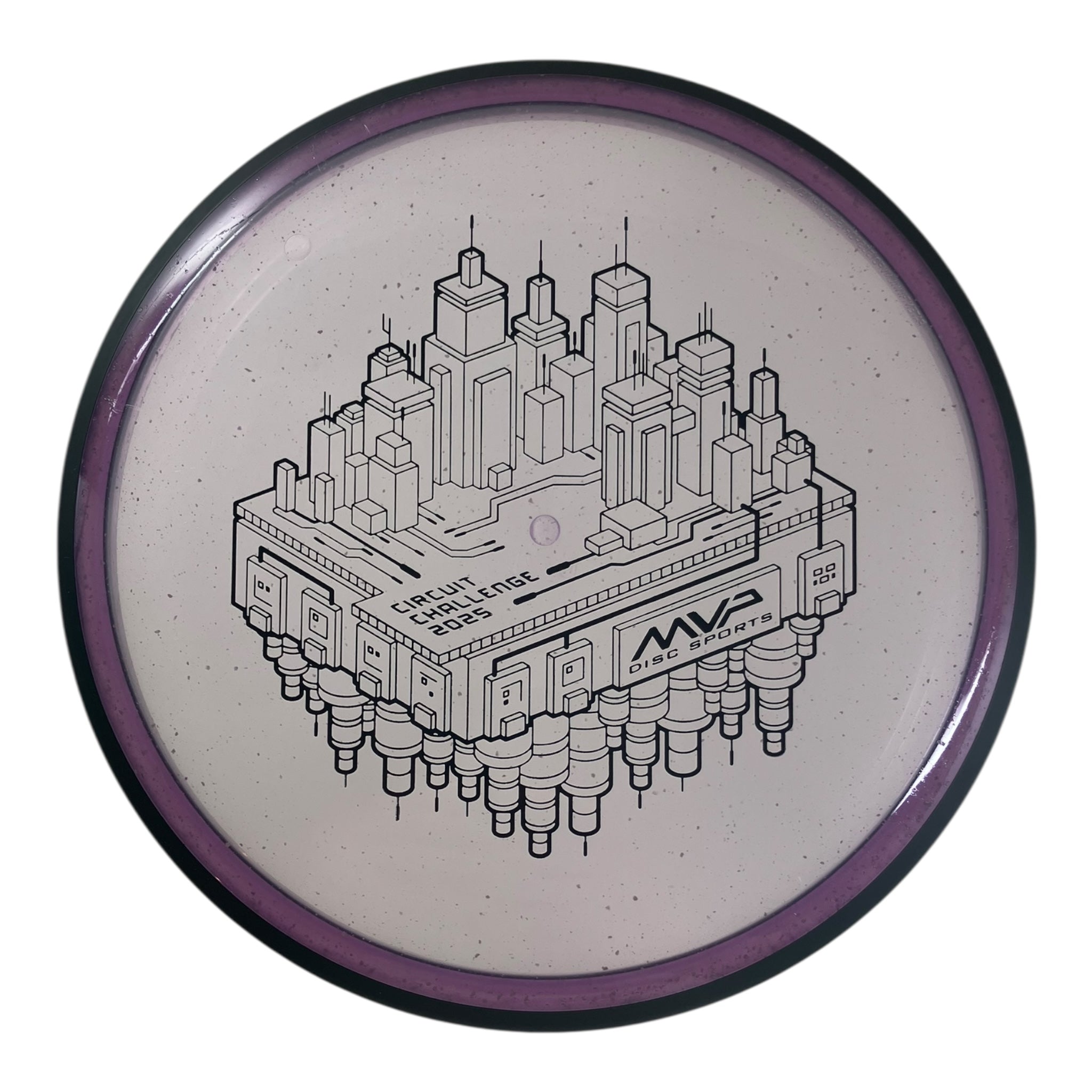 MVP Disc Sports Uplink | Particle Glow Proton | Purple/Black 177g (MVP Circuit Challenge) Disc Golf