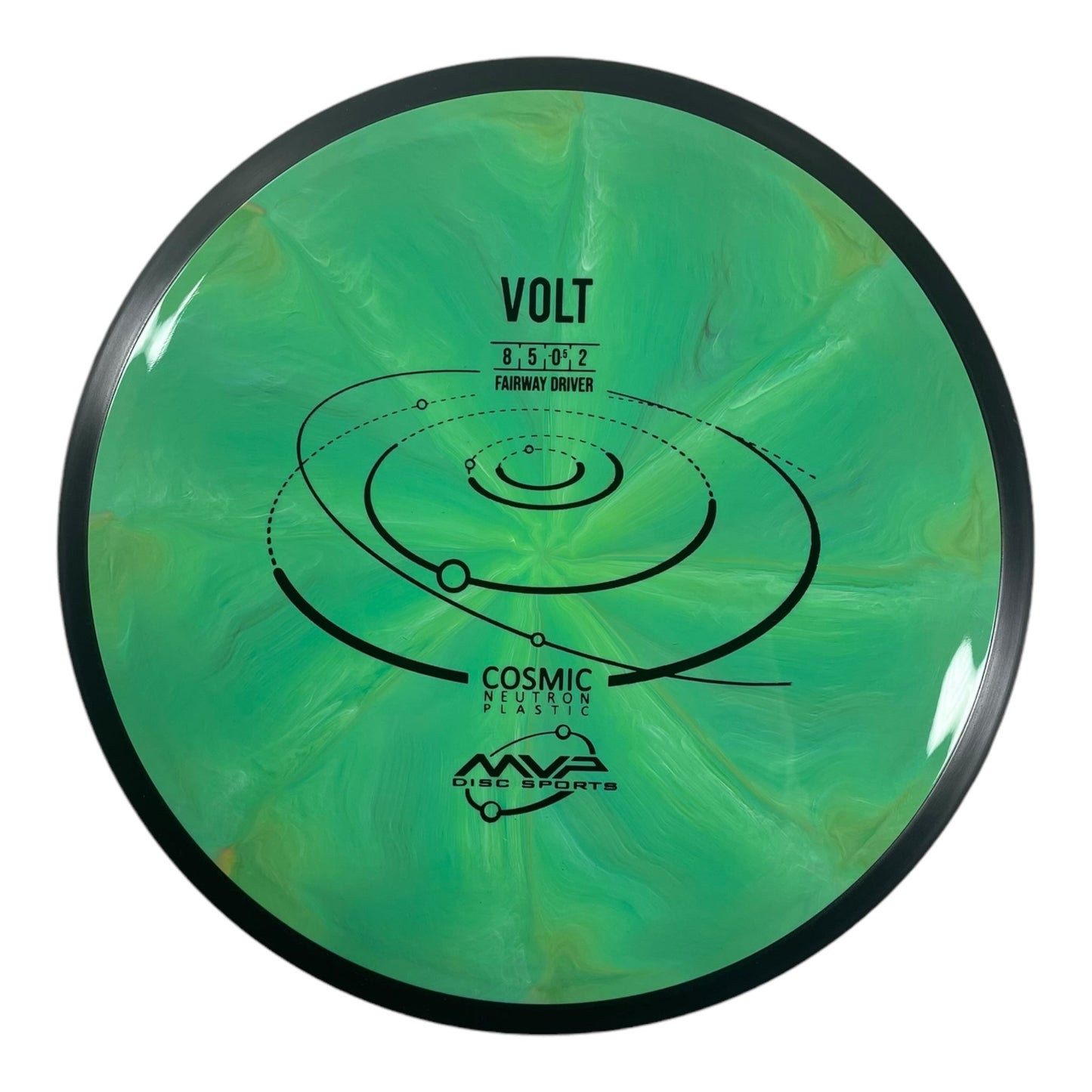 MVP Disc Sports Volt | Cosmic Neutron | Green/Black 173g Disc Golf