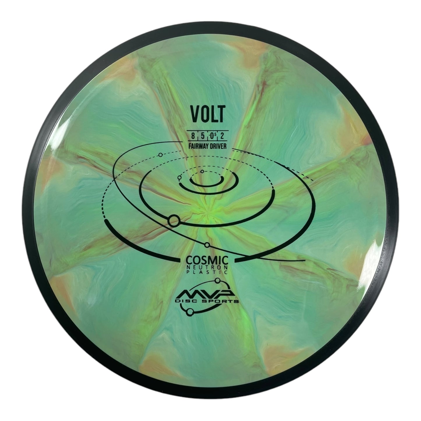 MVP Disc Sports Volt | Cosmic Neutron | Yellow/Black 173g Disc Golf