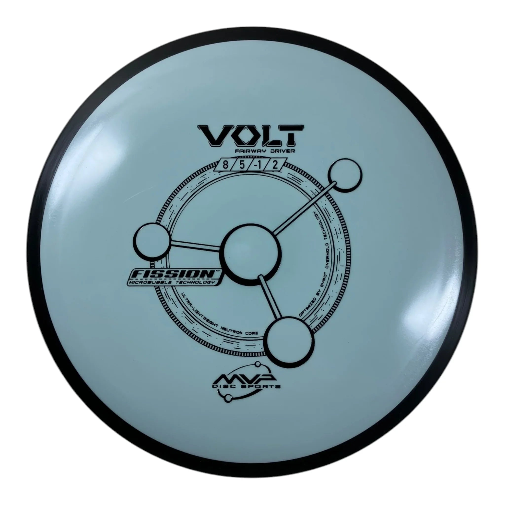 MVP Disc Sports Volt | Fission | Grey/Black 162g Disc Golf