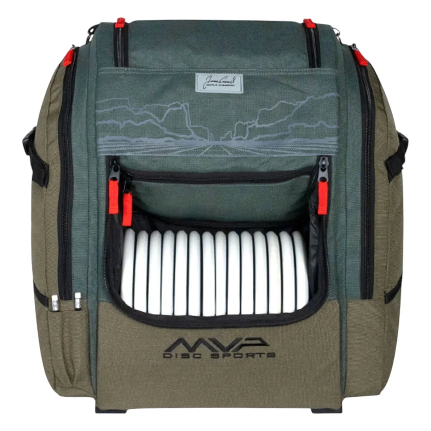 MVP Disc Sports Voyager Pro Backpack (James Conrad) Disc Golf