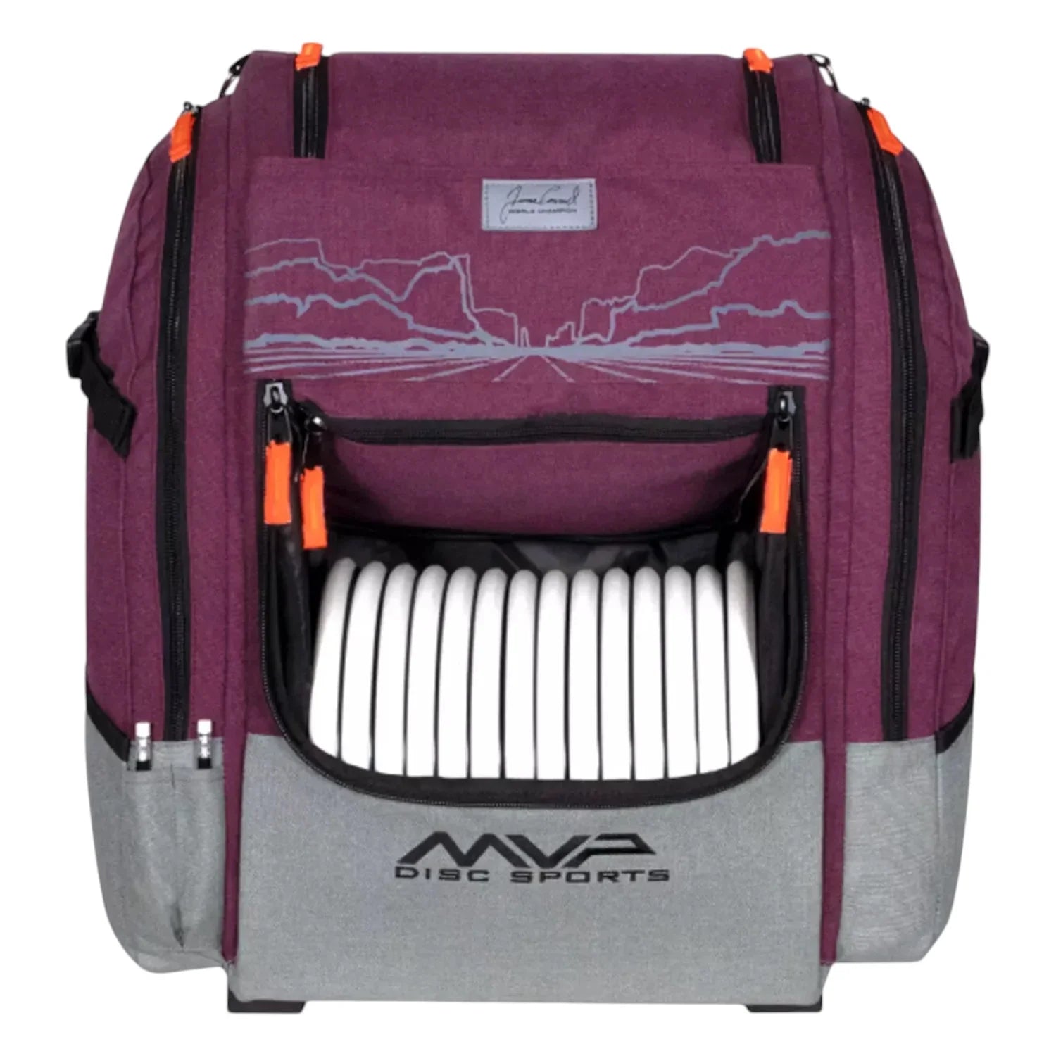 MVP Disc Sports Voyager Pro Backpack (James Conrad) Disc Golf
