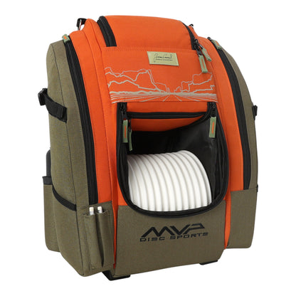 MVP Disc Sports Voyager Slim Backpack (James Conrad) Disc Golf