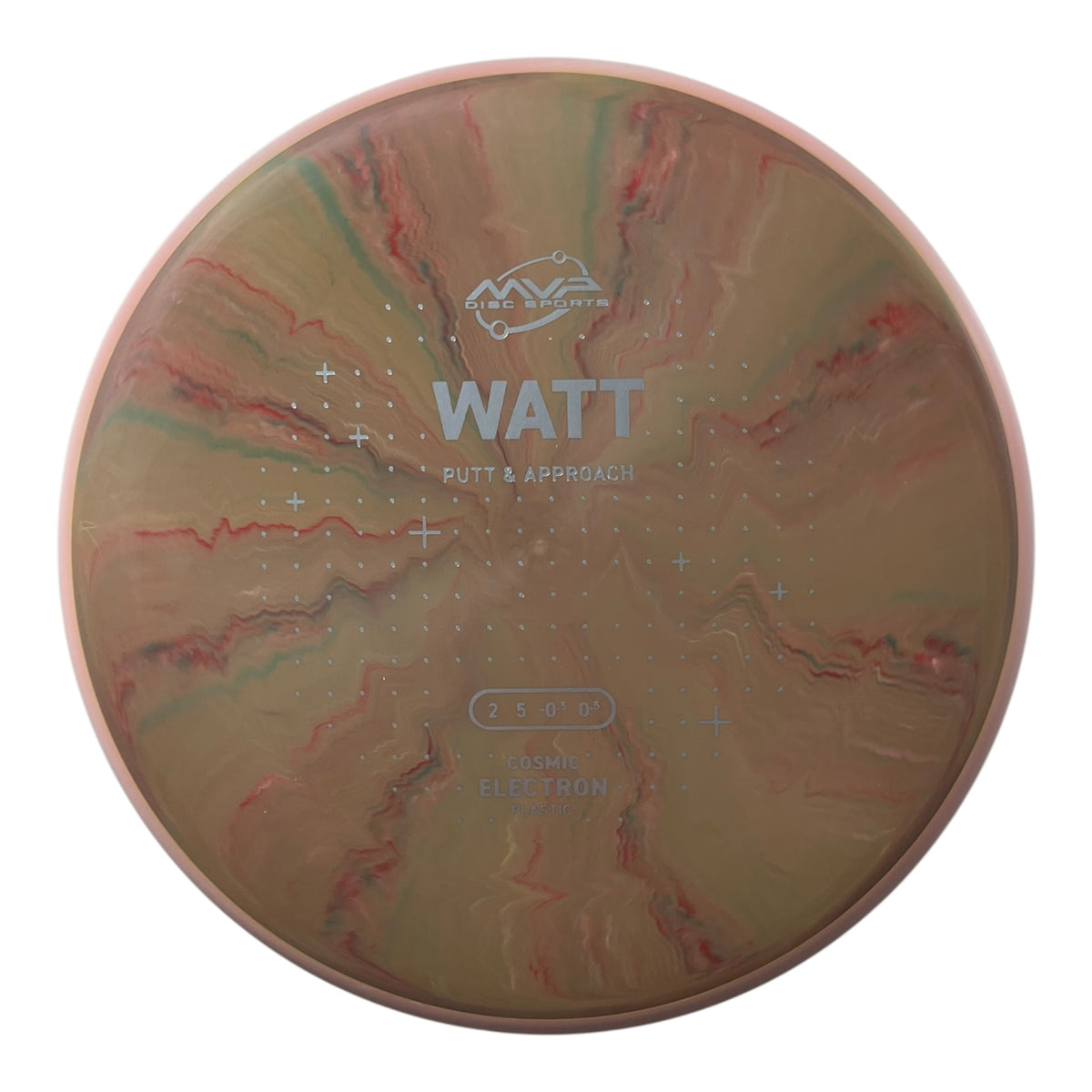 MVP Disc Sports Watt | Cosmic Electron | Brown/White 167g (Project Lab Coat) Disc Golf