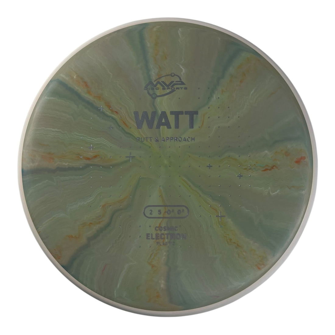 MVP Disc Sports Watt | Cosmic Electron | Brown/White 167g (Project Lab Coat) Disc Golf