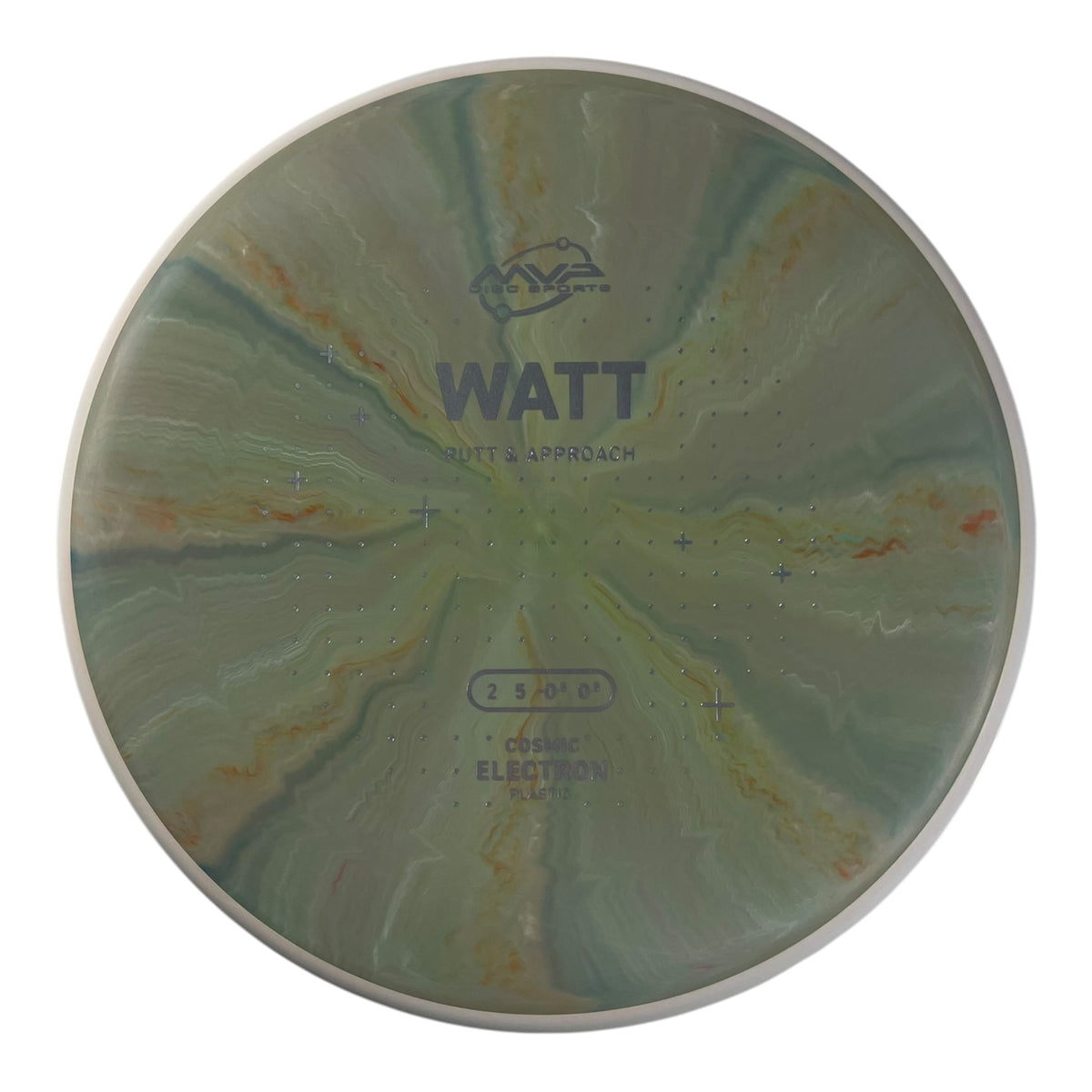 MVP Disc Sports Watt | Cosmic Electron | Brown/White 167g (Project Lab Coat) Disc Golf