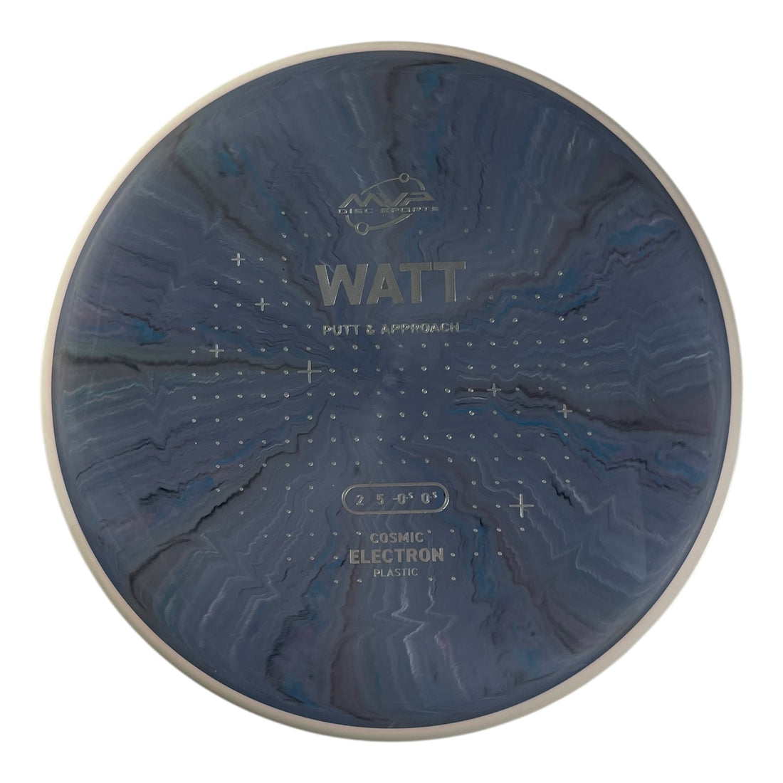 MVP Disc Sports Watt | Cosmic Electron | Grey/White 173g (Project Lab Coat) Disc Golf