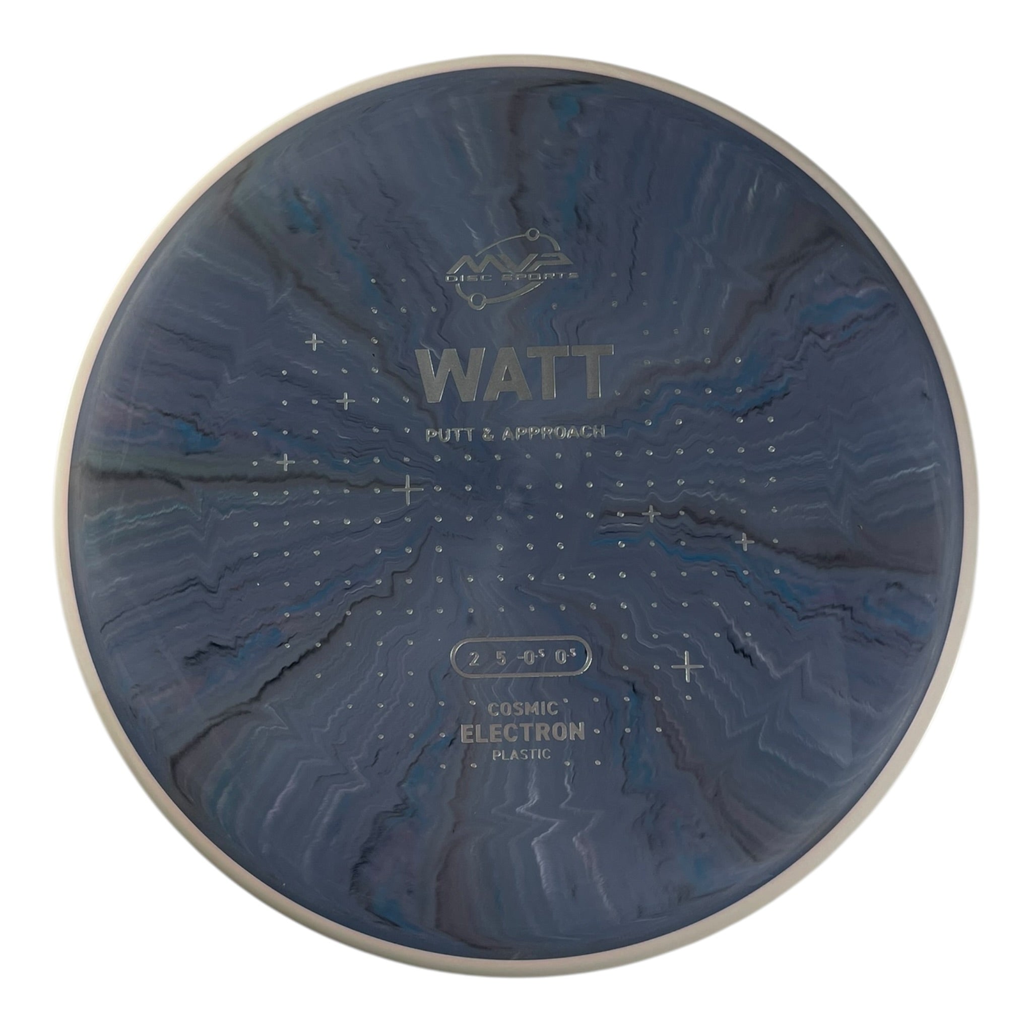 MVP Disc Sports Watt | Cosmic Electron | Grey/White 173g (Project Lab Coat) Disc Golf