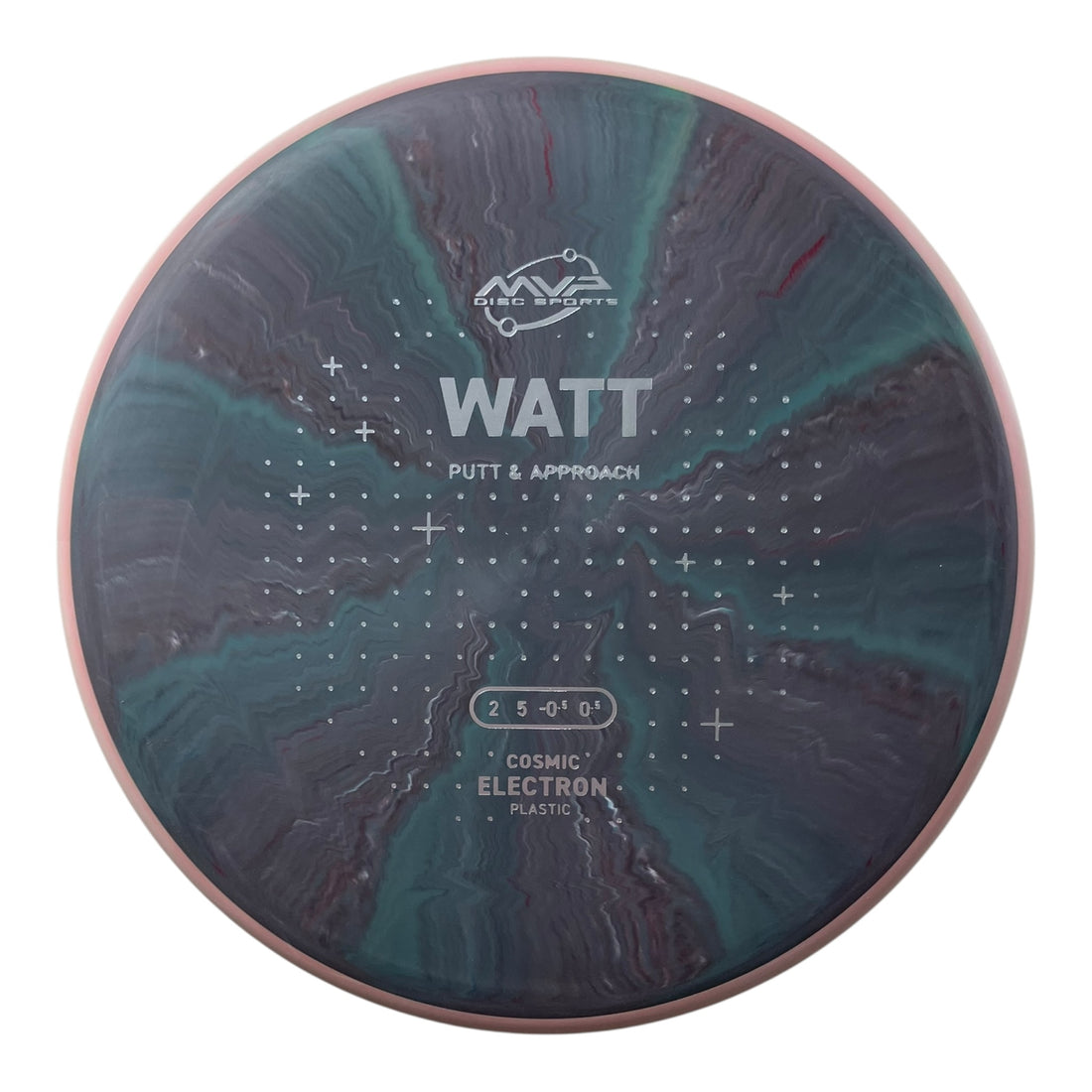 MVP Disc Sports Watt | Cosmic Electron | Grey/White 174g (Project Lab Coat) Disc Golf