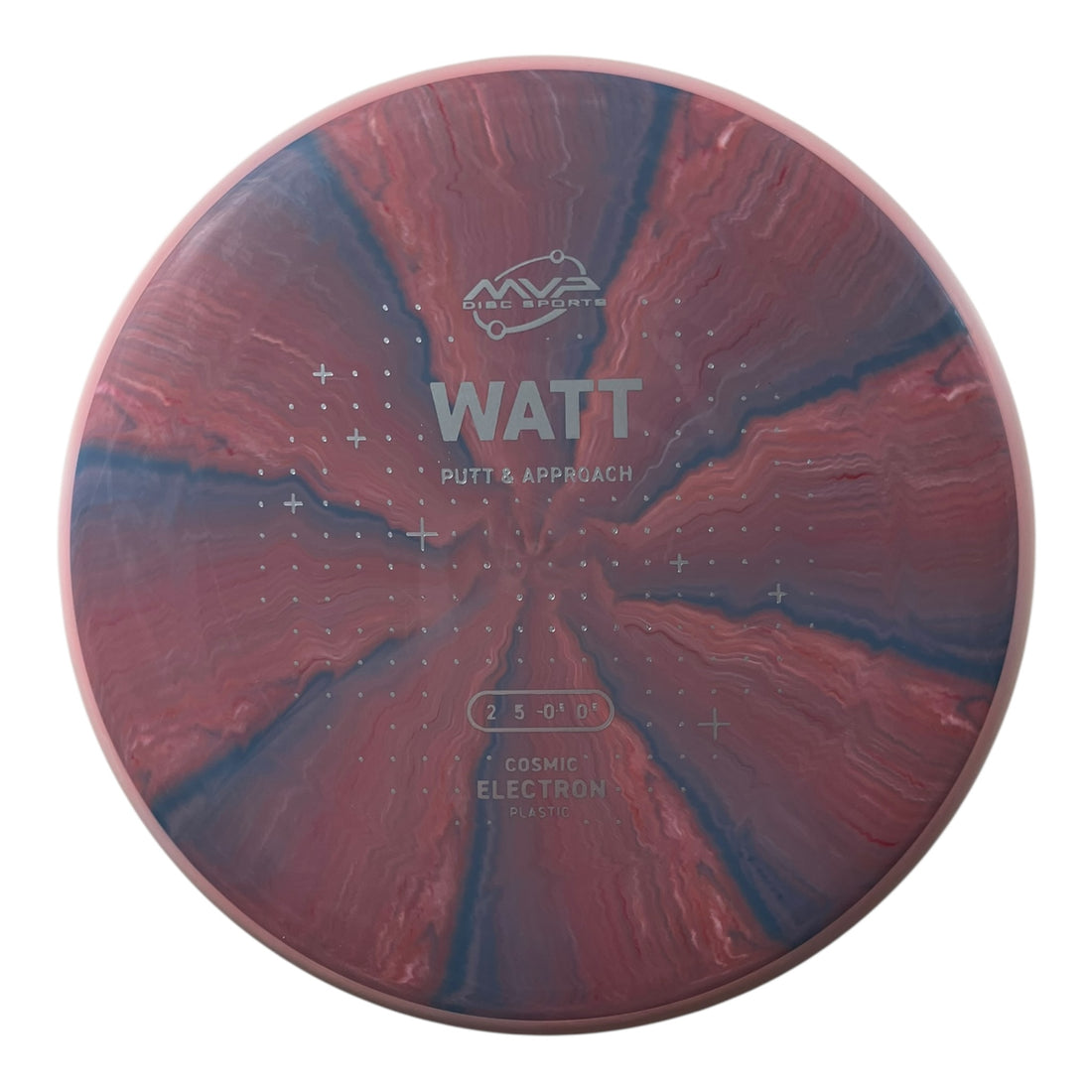 MVP Disc Sports Watt | Cosmic Electron | Purple/White 168-170g (Project Lab Coat) Disc Golf