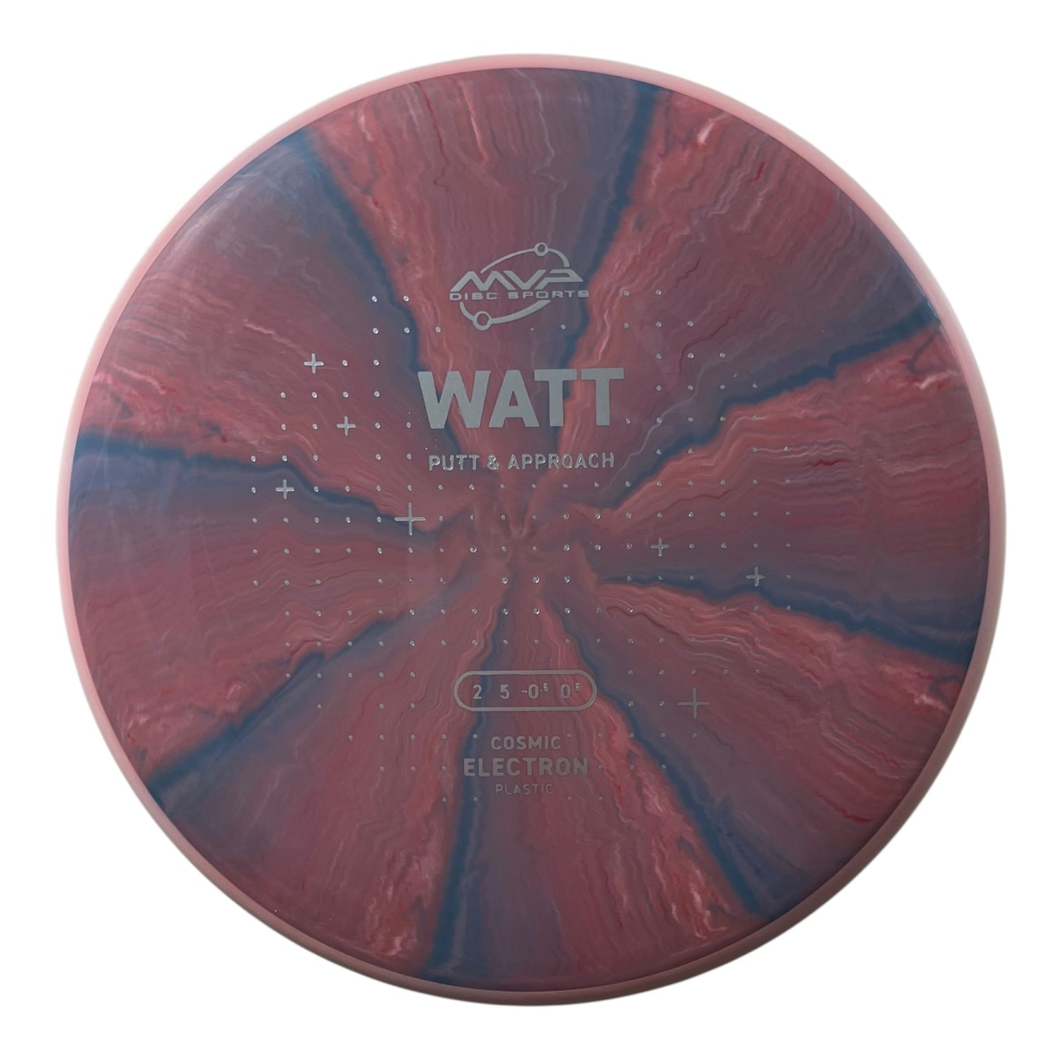 MVP Disc Sports Watt | Cosmic Electron | Purple/White 168-170g (Project Lab Coat) Disc Golf