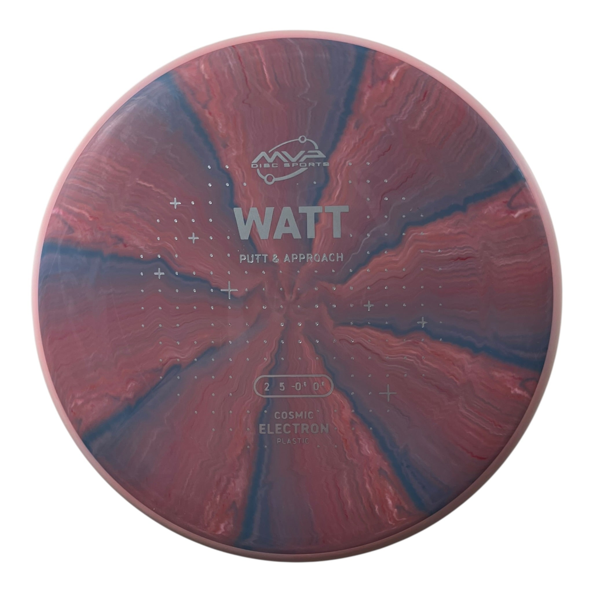 MVP Disc Sports Watt | Cosmic Electron | Purple/White 168-170g (Project Lab Coat) Disc Golf