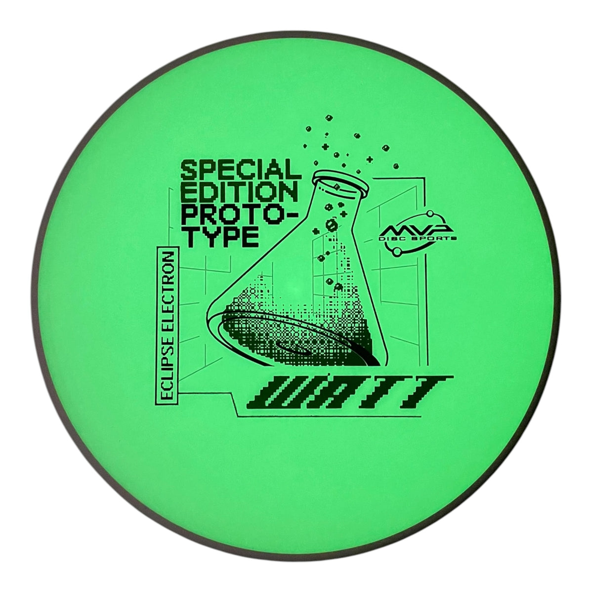 MVP Disc Sports Watt | Eclipse Electron | Glow/White 172-173g (Special Edition Prototype) Disc Golf