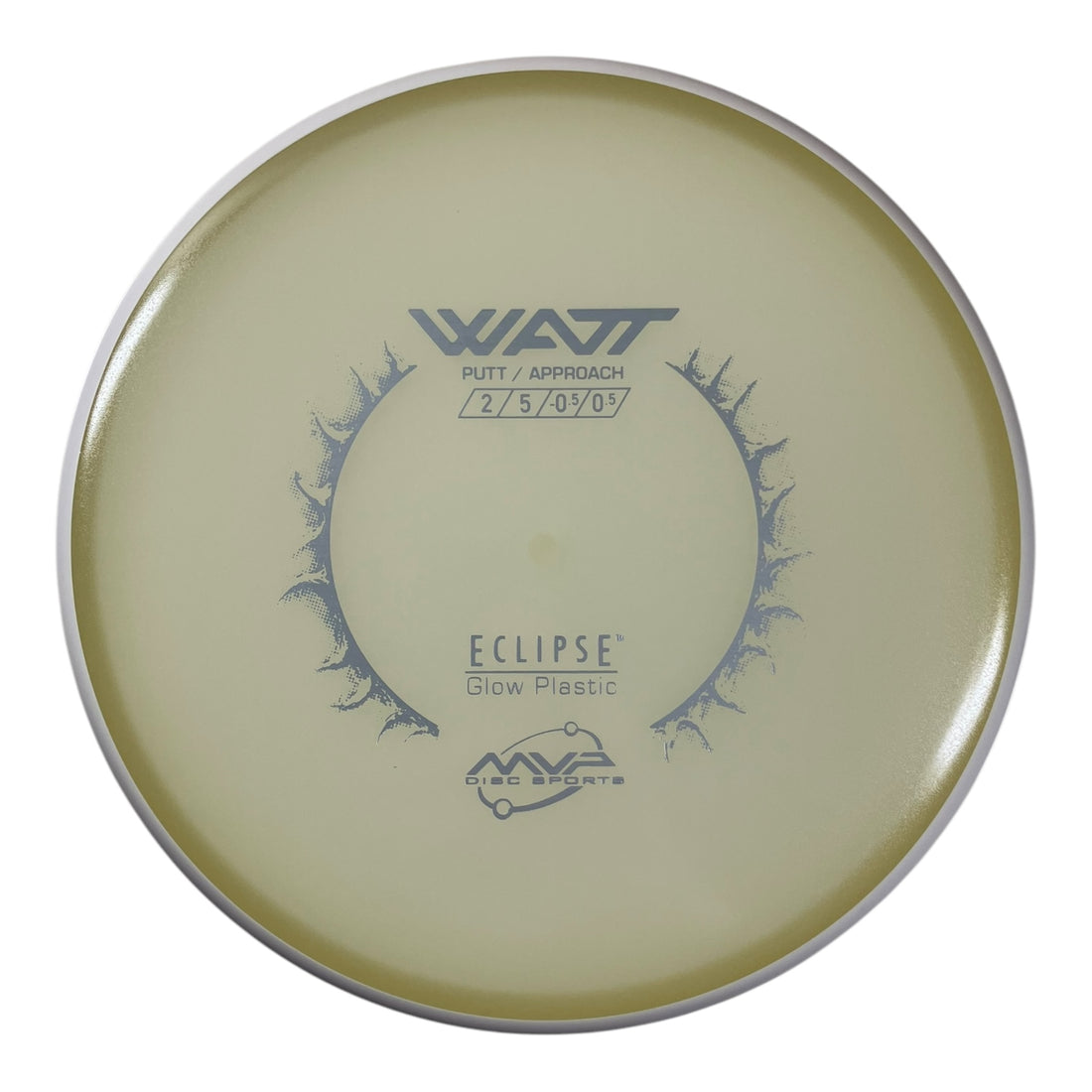 MVP Disc Sports Watt | Eclipse | Glow/White 173-175g Disc Golf