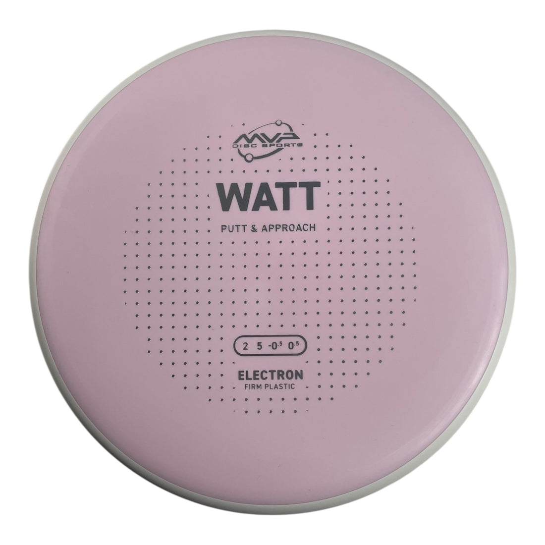 MVP Disc Sports Watt | Electron Firm | Pink/White 166-175g (Project Lab Coat) Disc Golf