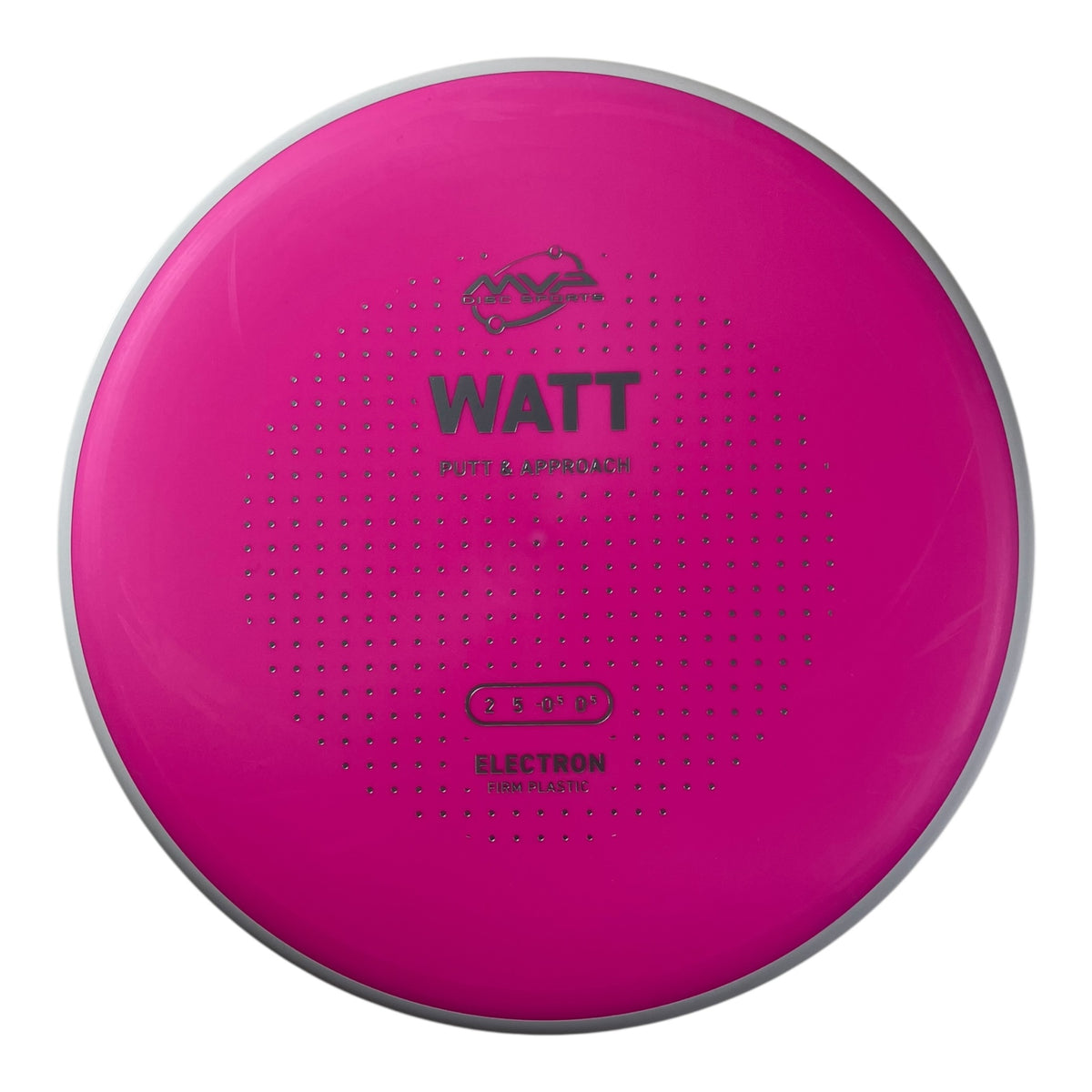 MVP Disc Sports Watt | Electron Firm | Pink/White 167-174g (Project Lab Coat) Disc Golf