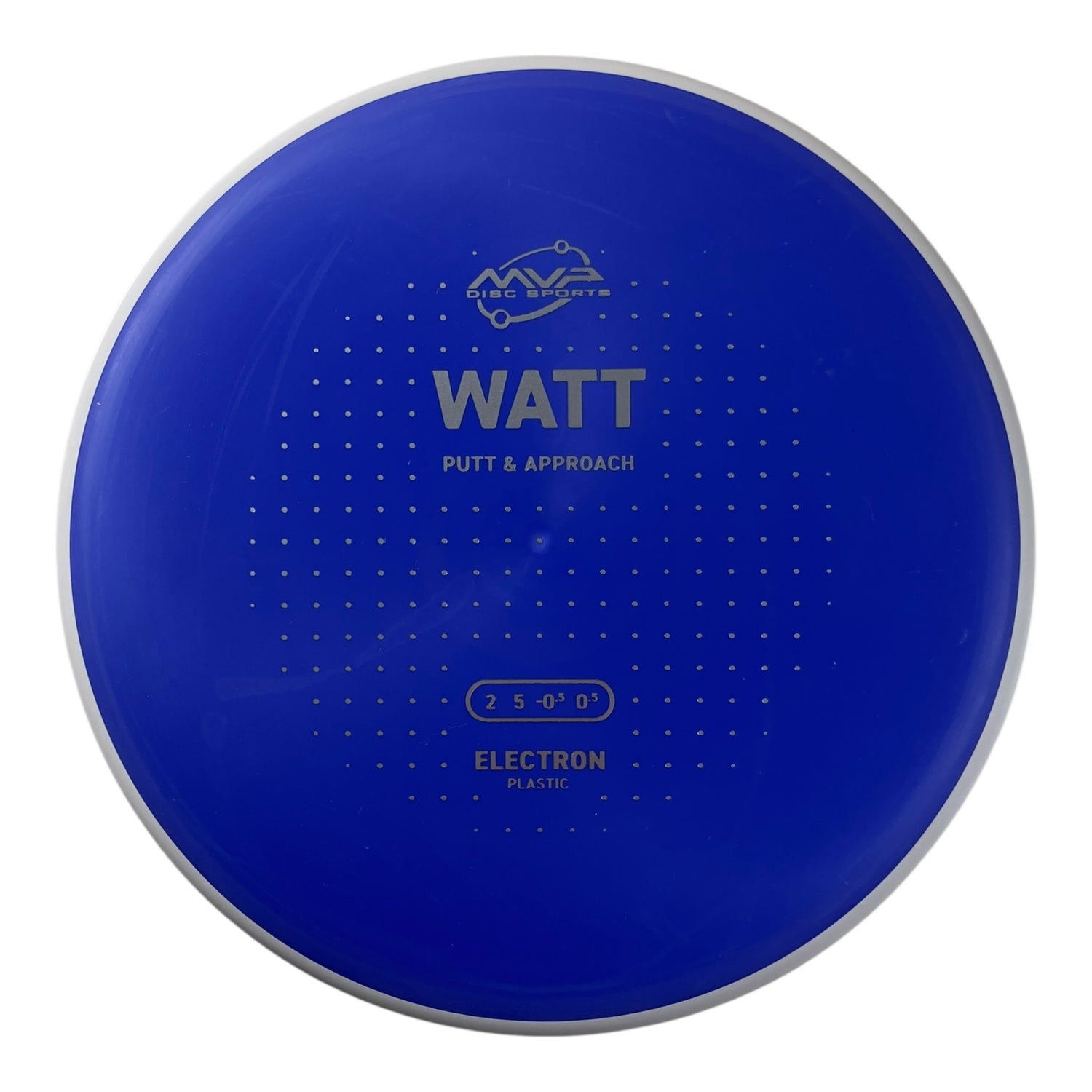 MVP Disc Sports Watt | Electron | Blue/White 168g (Project Lab Coat) Disc Golf