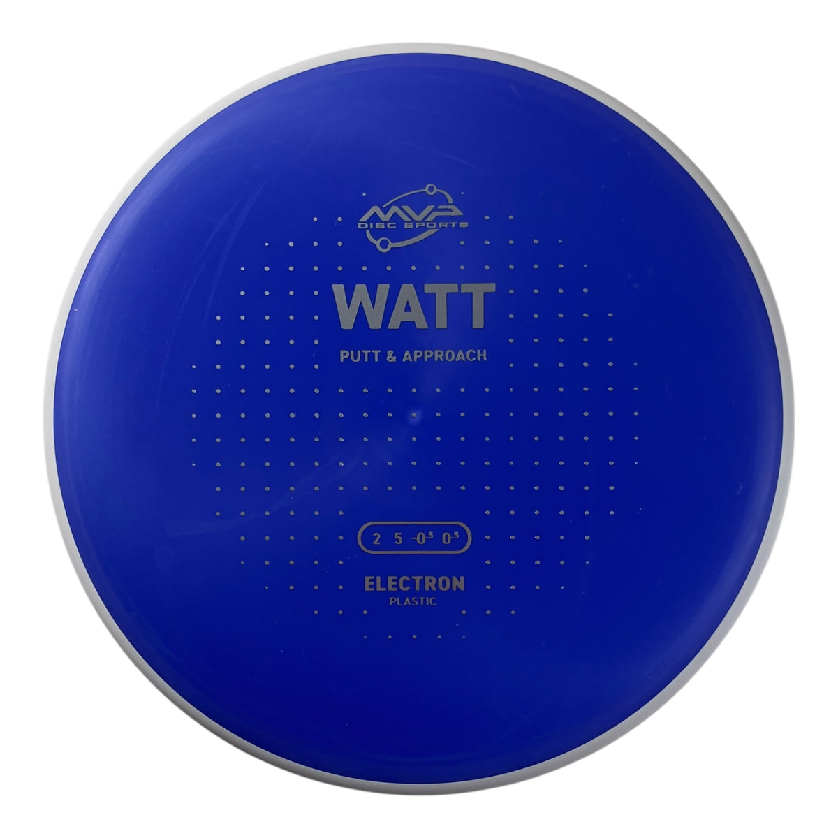 MVP Disc Sports Watt | Electron | Blue/White 168g (Project Lab Coat) Disc Golf