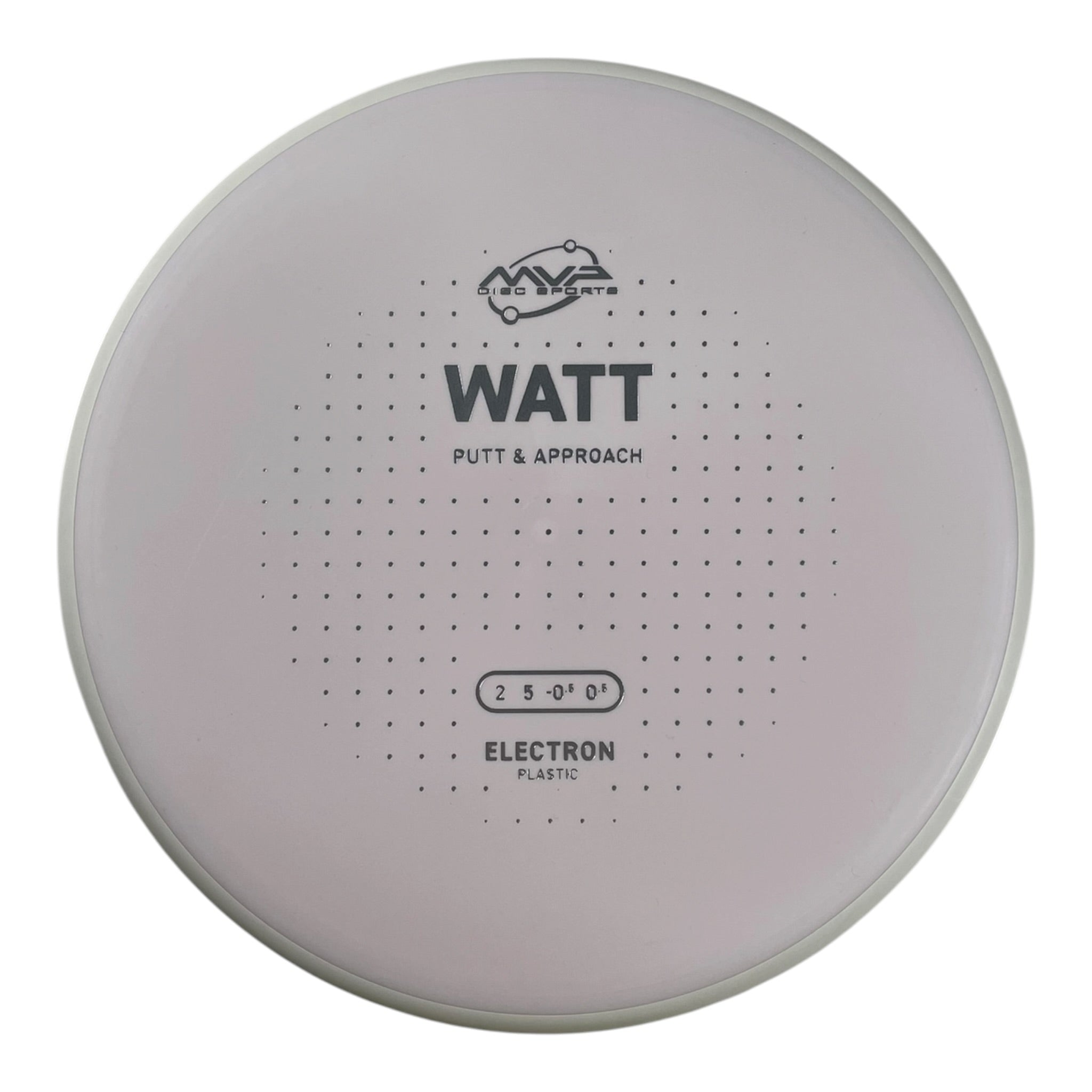 MVP Disc Sports Watt | Electron | Light Pink/White 173g (Project Lab Coat) Disc Golf