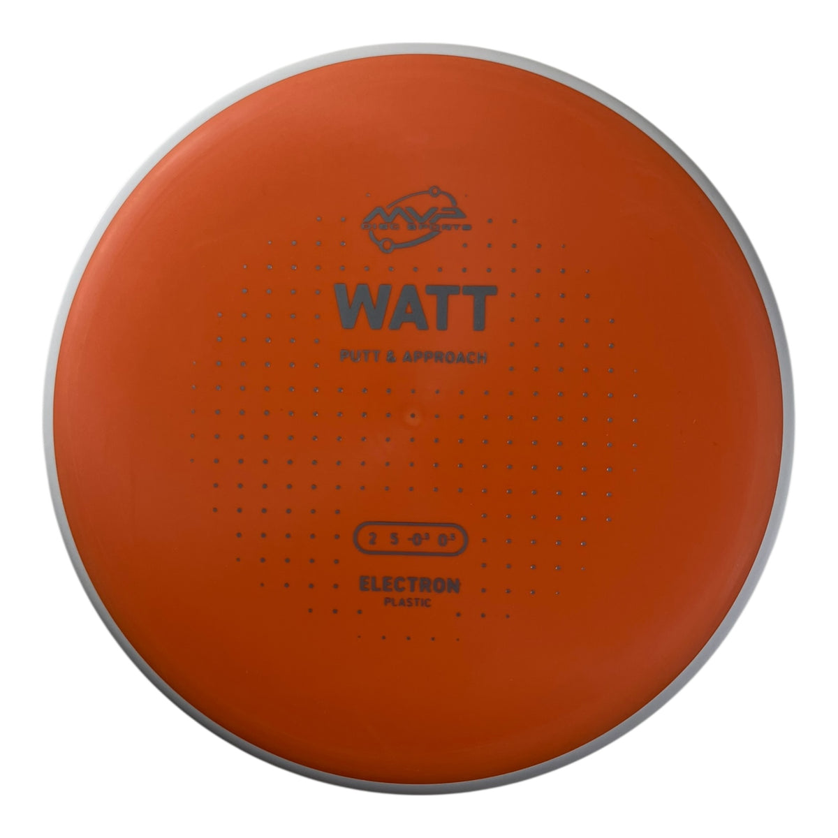 MVP Disc Sports Watt | Electron | Orange/White 169g (Project Lab Coat) Disc Golf