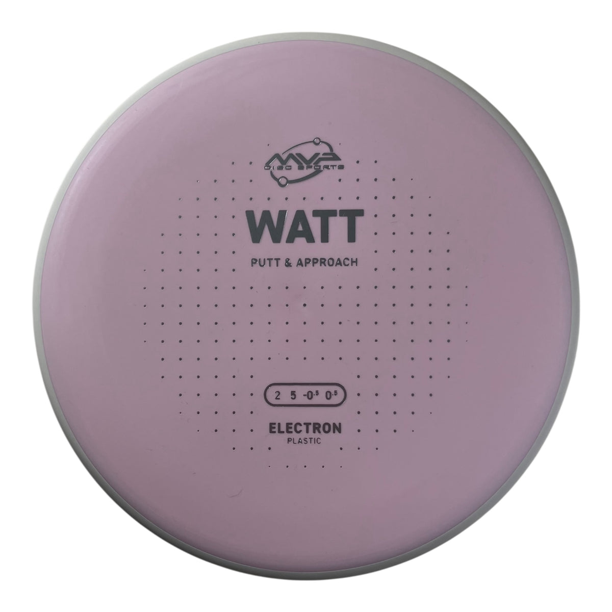 MVP Disc Sports Watt | Electron | Pink/White 173g (Project Lab Coat) Disc Golf