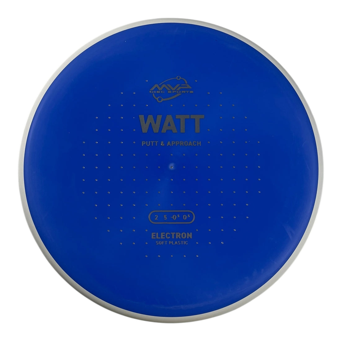 MVP Disc Sports Watt | Electron Soft | Blue/White 169g (Project Lab Coat) Disc Golf