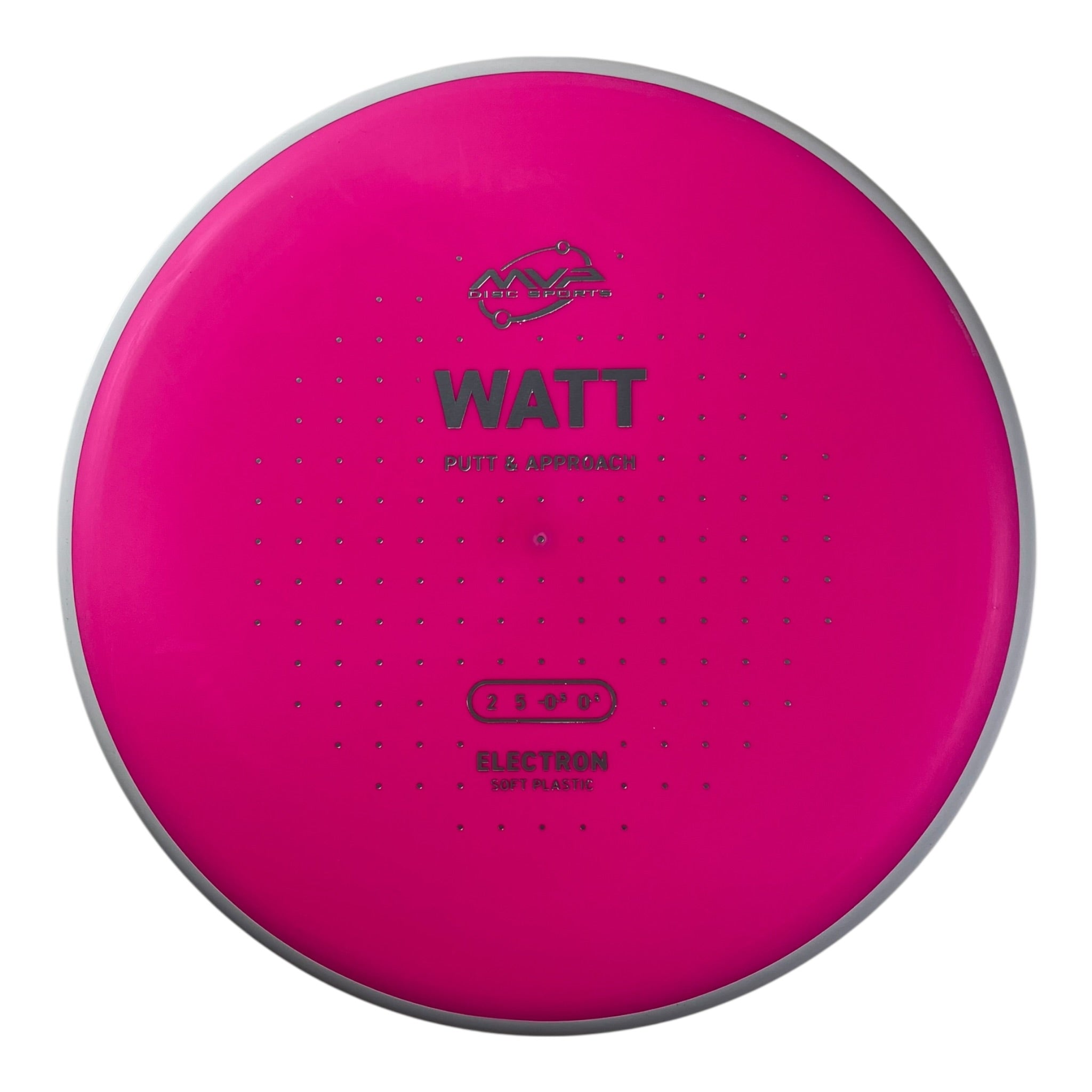 MVP Disc Sports Watt | Electron Soft | Pink/White 171g (Project Lab Coat) Disc Golf