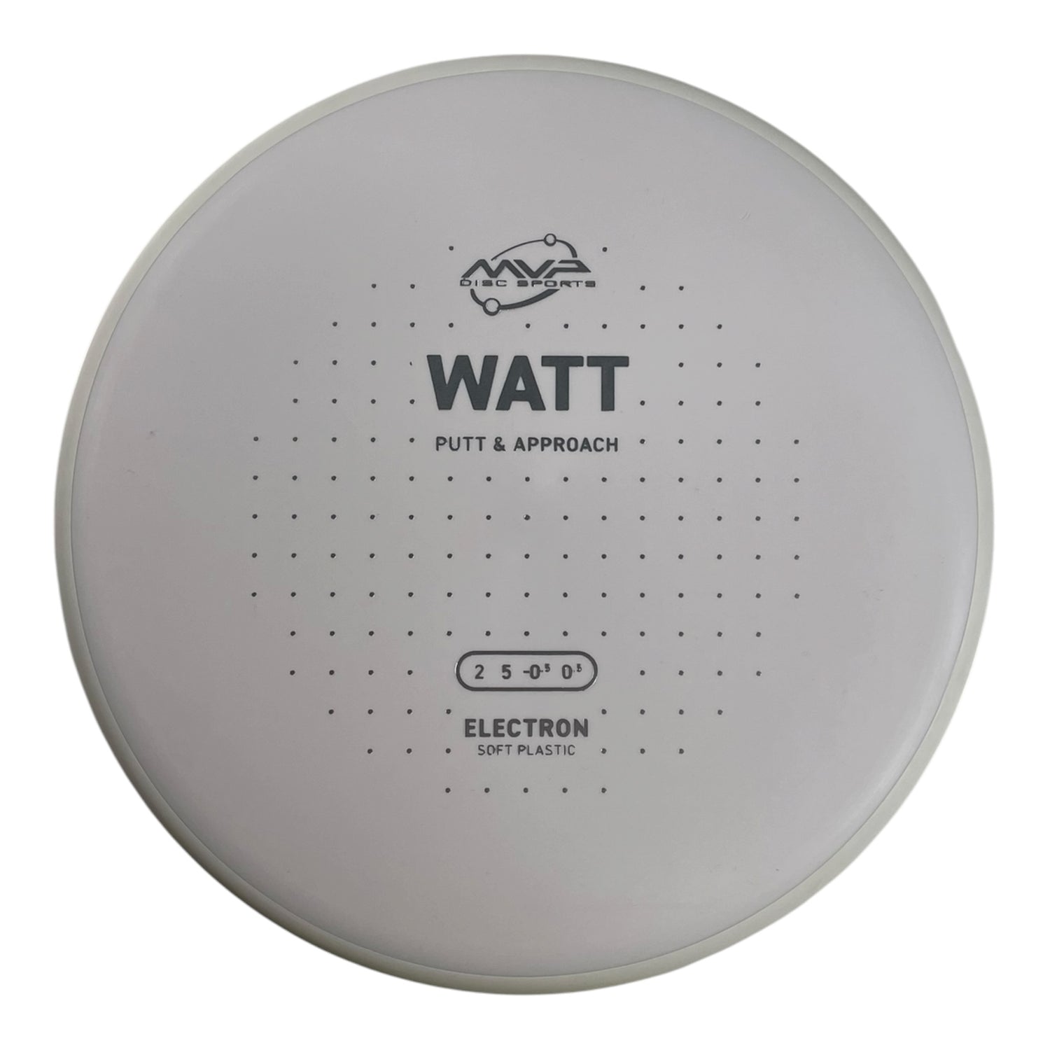 MVP Disc Sports Watt | Electron Soft | White/White 168-170g (Project Lab Coat) Disc Golf