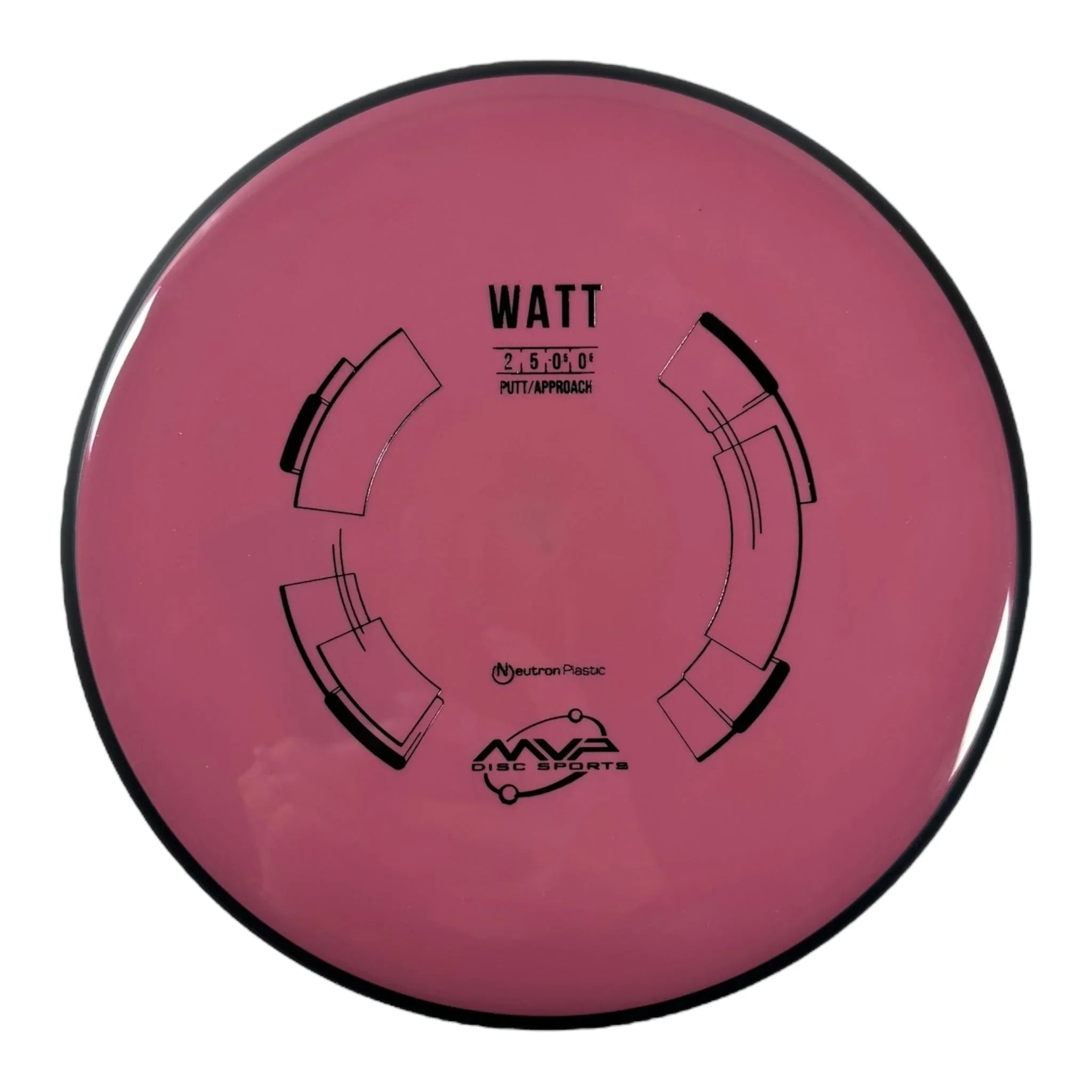 MVP Disc Sports Watt | Neutron | Pink/Black 173g Disc Golf