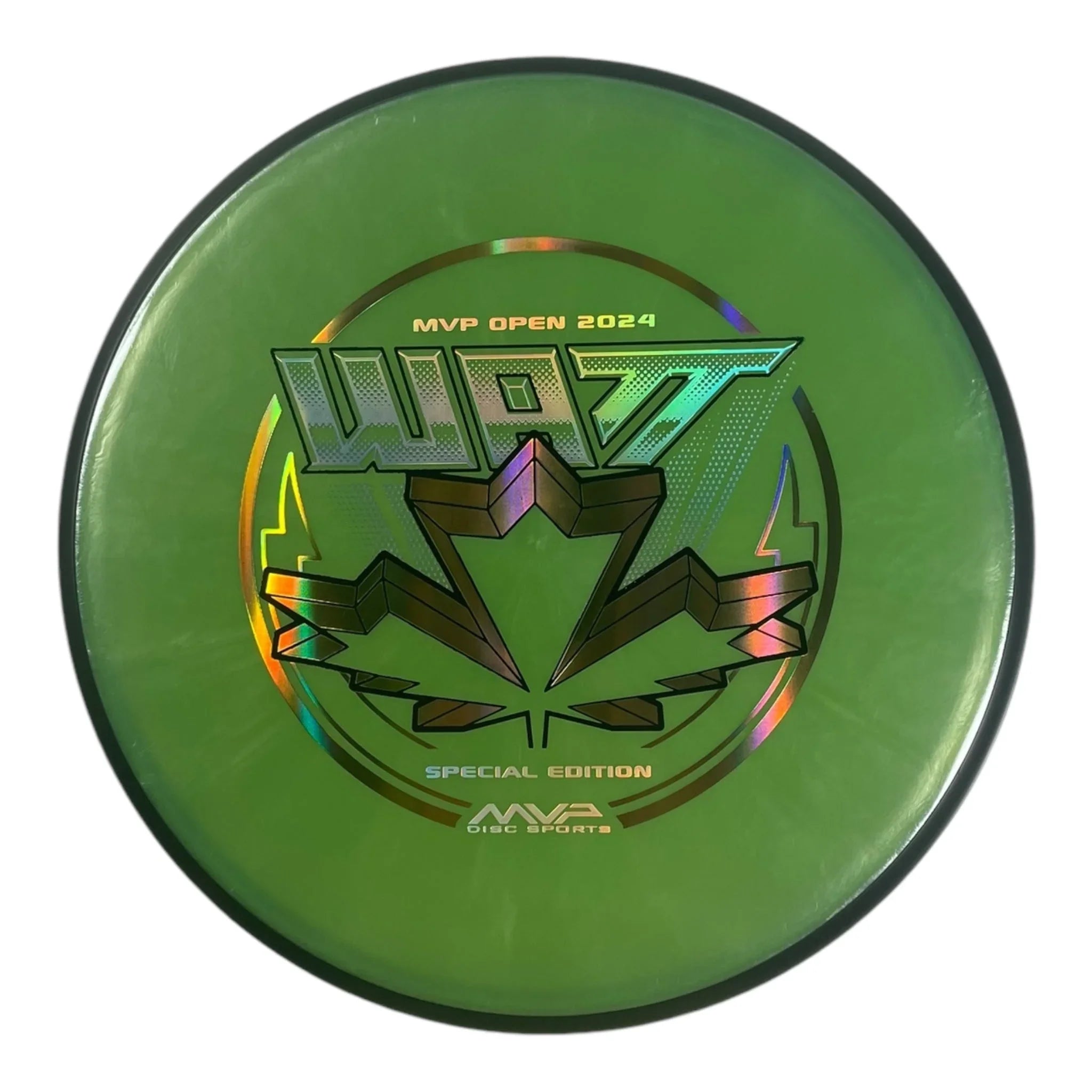 MVP Disc Sports Watt | Plasma Soft | Green/Gold 172 - 174g (MVP Open) Disc Golf