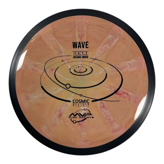 MVP Disc Sports Wave | Cosmic Neutron | Orange/Black 167g Disc Golf