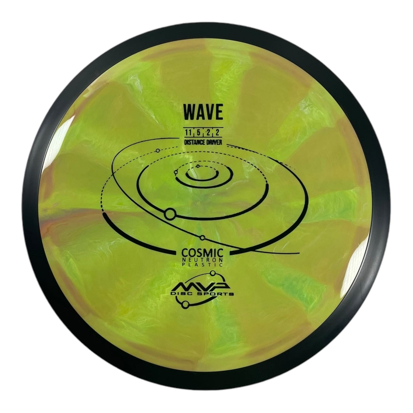 MVP Disc Sports Wave | Cosmic Neutron | Yellow/Black 168g Disc Golf