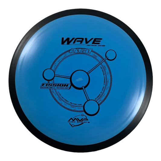 MVP Disc Sports Wave | Fission | Blue/Black 162g Disc Golf