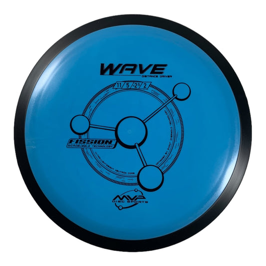 MVP Disc Sports Wave | Fission | Blue/Black 169g Disc Golf