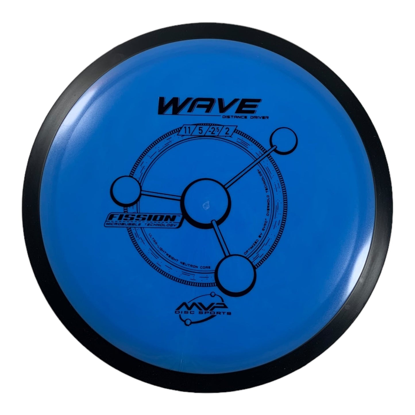 MVP Disc Sports Wave | Fission | Blue/Black 173g Disc Golf